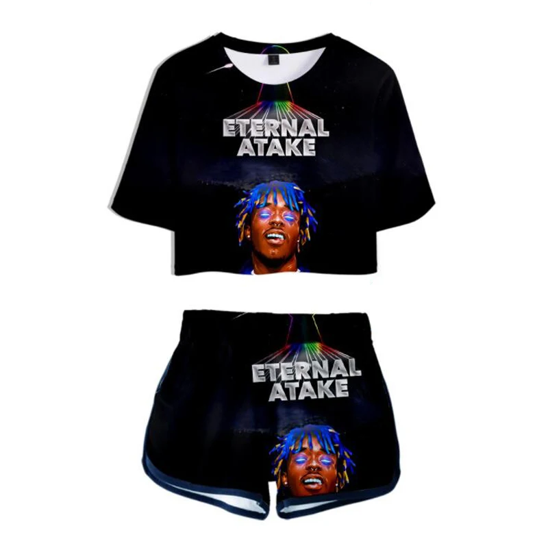 Hip Hop Rapper LIL UZI VERT 3D Print Short Sleeve Crop Top + Shorts Sweat Suits Women Tracksuits Two Piece Outfits Streetwear
Hip Hop Rapper LIL UZI VERT 3D Print Short Sleeve Crop Top + Shorts Sweat Suits Women Tracksuits Two Piece Outfits Streetwear