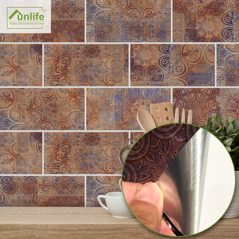 Funlife® 20X10cm Warm Metal Vintage Brick Wall Sticker Decorative Oil Proof Tile Stickers for Bathroom Kitchen Backsplash Floor
Funlife® 20X10cm Warm Metal Vintage Brick Wall Sticker Decorative Oil Proof Tile Stickers for Bathroom Kitchen Backsplash Floor