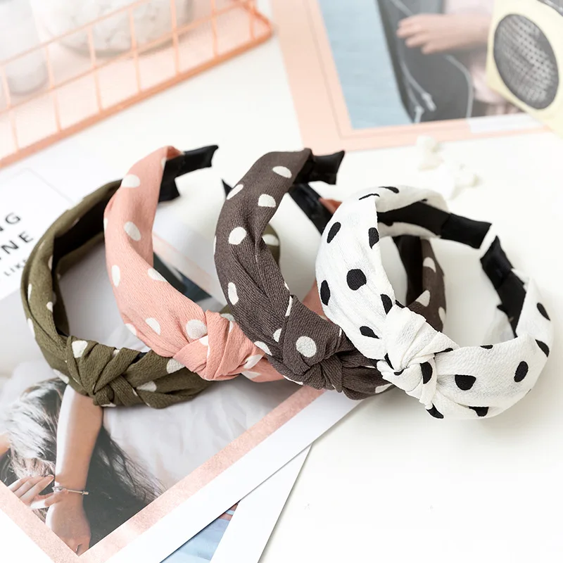 1PCS Fashion Soft Suede Knotted Hairband Dot Headwear Headband For Women Lady Handmade Bowknot Hair Hoop Hair Accessories 
1PCS Fashion Soft Suede Knotted Hairband Dot Headwear Headband For Women Lady Handmade Bowknot Hair Hoop Hair Accessories