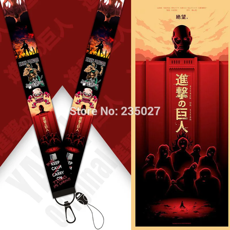 10 pcs/set Anime Attack on Titan phone lanyard straps Eren Jaeger key rope keyring strap toy gift
10 pcs/set Anime Attack on Titan phone lanyard straps Eren Jaeger key rope keyring strap toy gift