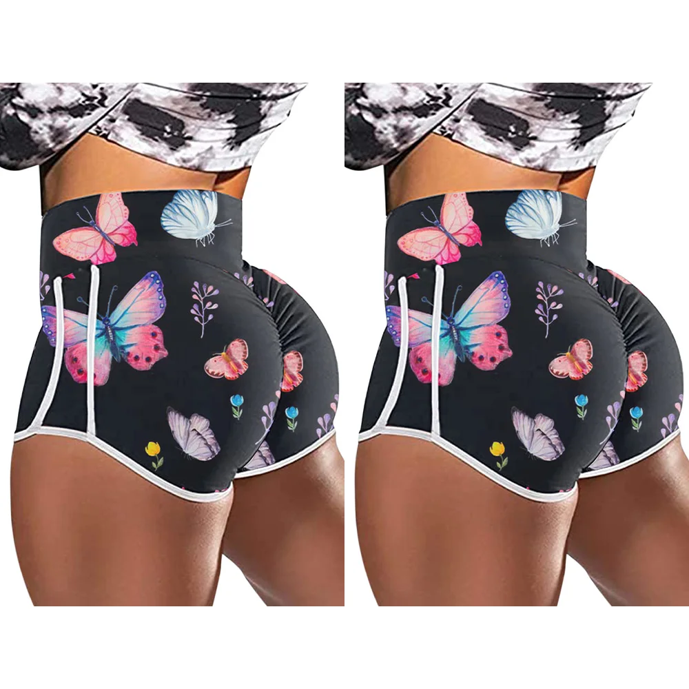 Women Summer Butterfly Printed High Waist Butt Lift Shorts Hot Pants Ladies Summer Gym Yoga Jogging Running Sports Bottoms
Women Summer Butterfly Printed High Waist Butt Lift Shorts Hot Pants Ladies Summer Gym Yoga Jogging Running Sports Bottoms