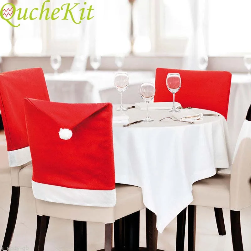 Non-woven Chair Cover Christmas Hat Chair Cover Dining Seat Cover For Banquet Wedding Restaurant Hotel Chair Cap Christmas Decor
Non-woven Chair Cover Christmas Hat Chair Cover Dining Seat Cover For Banquet Wedding Restaurant Hotel Chair Cap Christmas Decor