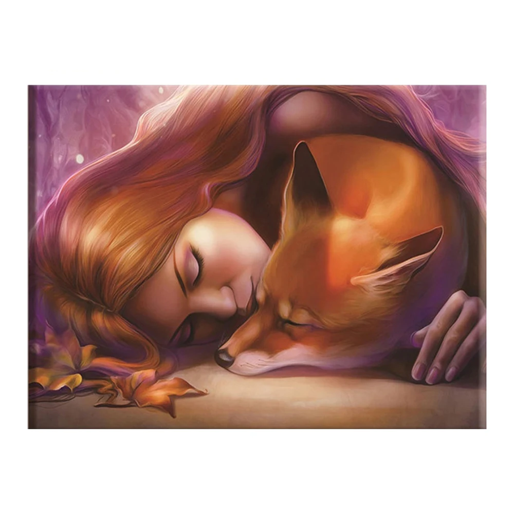 LZAIQIZG Full Square/Round Diamond Painting Girl And Fox Mosaic Handmade Gift Diamond Embroidery Sale Portrait Home Decor
LZAIQIZG Full Square/Round Diamond Painting Girl And Fox Mosaic Handmade Gift Diamond Embroidery Sale Portrait Home Decor
