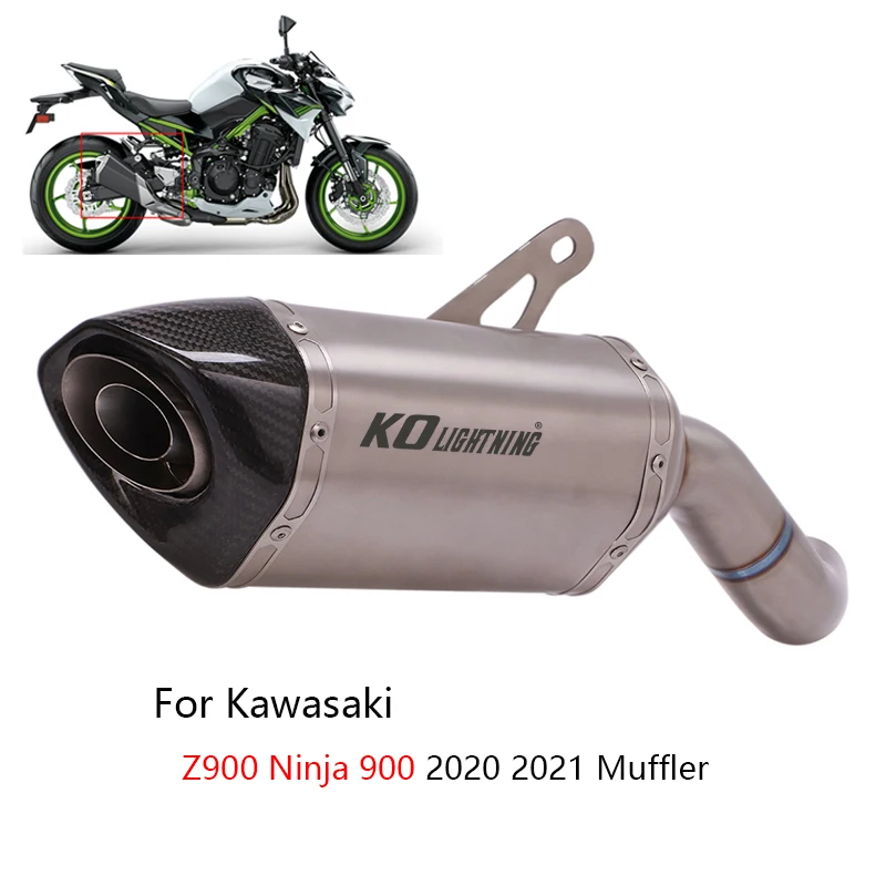 2020 2021 Z900 Slip-on Muffler Motorcycle Titanium Alloy Exhasut Pipe Removable DB Killer Escape Reserve Catalyst 470 mm Length
2020 2021 Z900 Slip-on Muffler Motorcycle Titanium Alloy Exhasut Pipe Removable DB Killer Escape Reserve Catalyst 470 mm Length