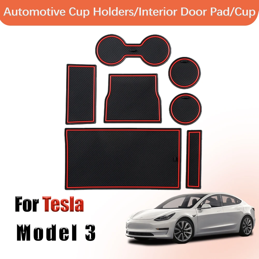 Коврики для межкомнатных дверей Tesla MODEL 3, Нескользящие Коврики для подстаканников
Коврики для межкомнатных дверей Tesla MODEL 3, Нескользящие Коврики для подстаканников