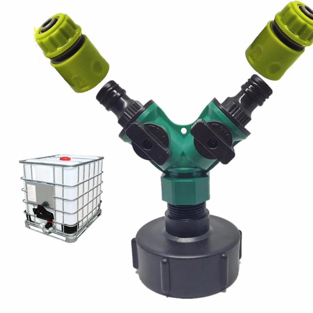 Double Head Nozzle IBC Tank Adapter Plastic Reliable Suitable For Home Garden Decor 1pcs
Double Head Nozzle IBC Tank Adapter Plastic Reliable Suitable For Home Garden Decor 1pcs