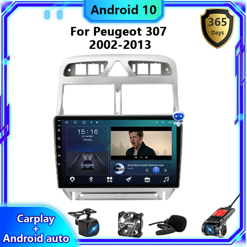 2 Din Android 10 Car Radio Multimedia Video Player For Peugeot 307 2002-2013 Auto Navigation GPS Stereo receiver Split Screen AM
2 Din Android 10 Car Radio Multimedia Video Player For Peugeot 307 2002-2013 Auto Navigation GPS Stereo receiver Split Screen AM