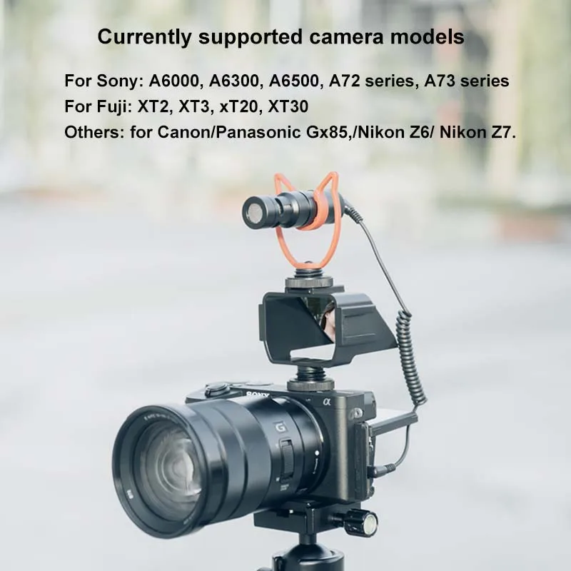 Plastic Flip Screen Bracket Periscope Vlog Selfie Stand Holder for Sony A6000 A6300 A7II A7RIII A7M3 Accessories Kit
Plastic Flip Screen Bracket Periscope Vlog Selfie Stand Holder for Sony A6000 A6300 A7II A7RIII A7M3 Accessories Kit
