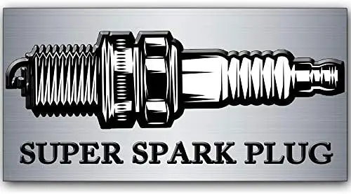 Original Retro Design Super Spark Plug Tin Metal Sign Wall Art | Thick Tinplate Print Poster Wall Decoration for Garage
Original Retro Design Super Spark Plug Tin Metal Sign Wall Art | Thick Tinplate Print Poster Wall Decoration for Garage