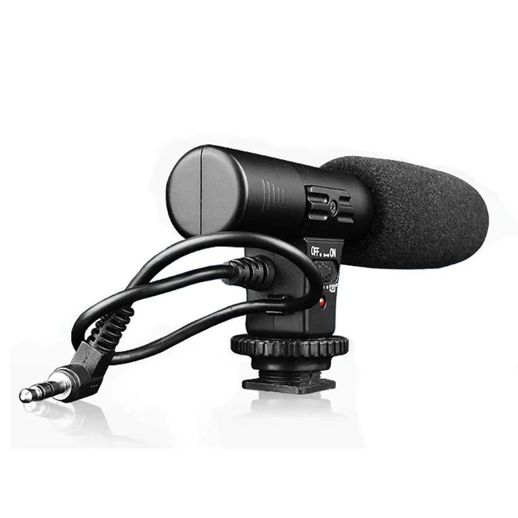 MIC-01 SLR Camera Microphone Photography Video Camera Stereo Recording Microphone for DV Digital SLR Camera Camcorder
MIC-01 SLR Camera Microphone Photography Video Camera Stereo Recording Microphone for DV Digital SLR Camera Camcorder