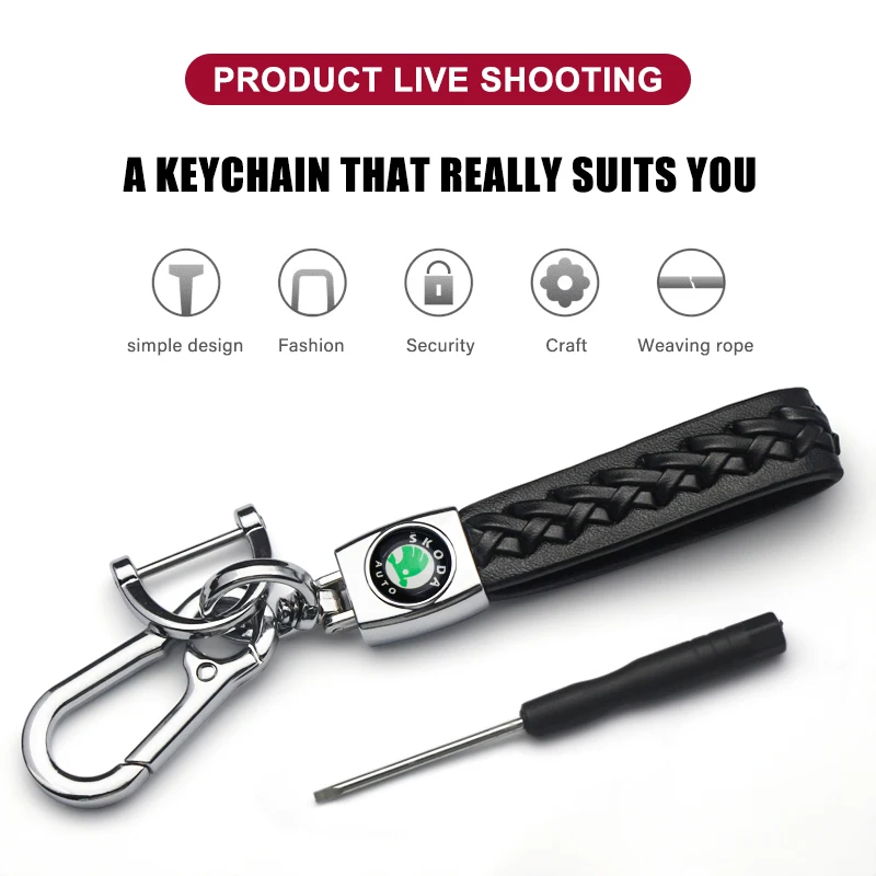 High-Grade Leather Car Key Chain 360 Degree Rotating Horseshoe Buckle For Skoda Octavia Superb a 5 7 2 Fabia Roomster Yeti Karoq
High-Grade Leather Car Key Chain 360 Degree Rotating Horseshoe Buckle For Skoda Octavia Superb a 5 7 2 Fabia Roomster Yeti Karoq
