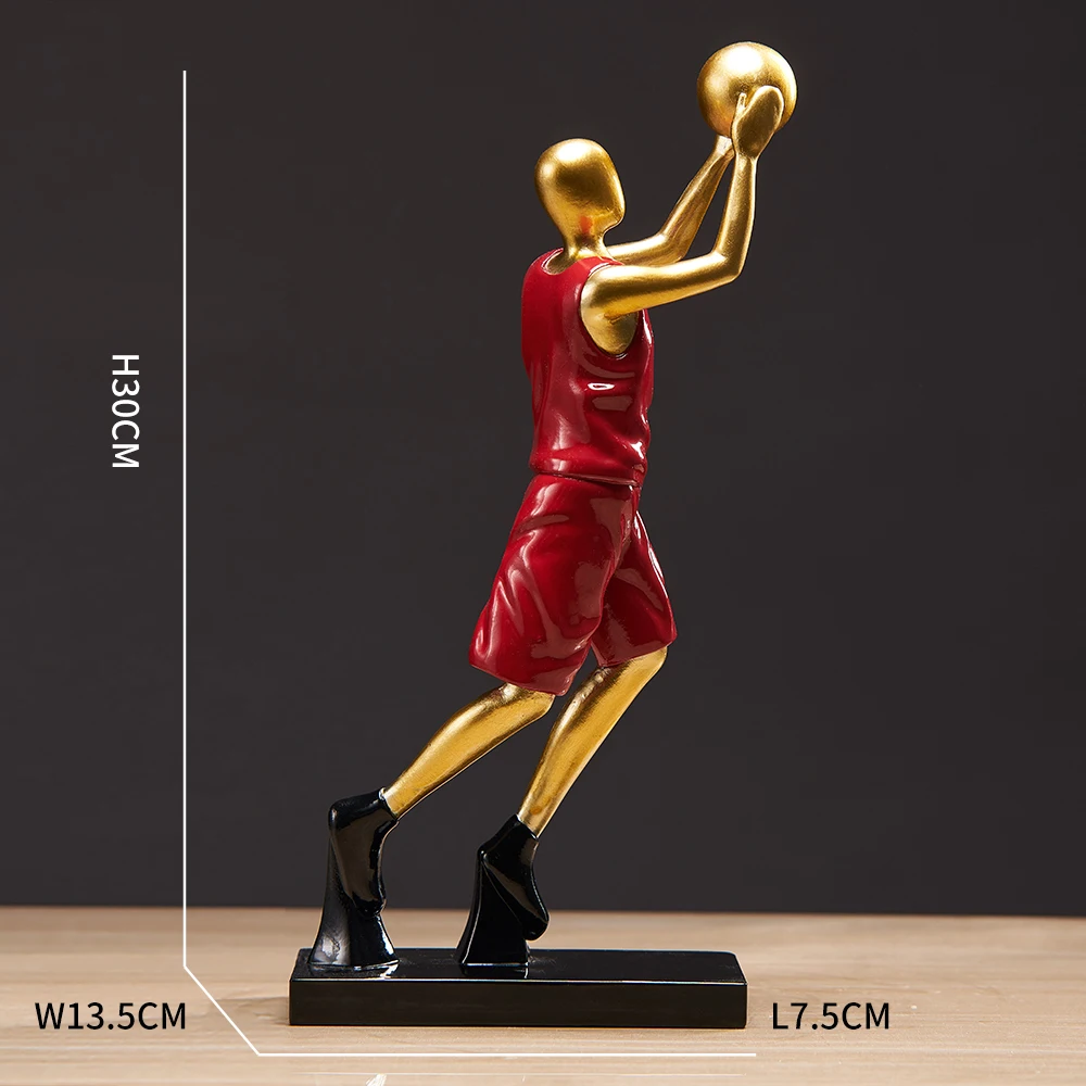 Modern Simple Basketball Sports Figure Sculpture Creative Home Living Room Decoration Ornaments Gifts Collectible Figurines
Modern Simple Basketball Sports Figure Sculpture Creative Home Living Room Decoration Ornaments Gifts Collectible Figurines