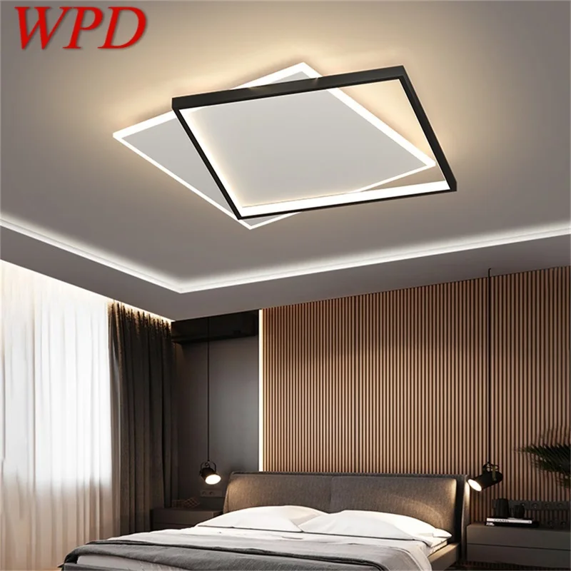 WPD Nordic Ceiling Light Modern Square Lamp Fixtures LED 3 Colors Home For Living Dining Room
WPD Nordic Ceiling Light Modern Square Lamp Fixtures LED 3 Colors Home For Living Dining Room