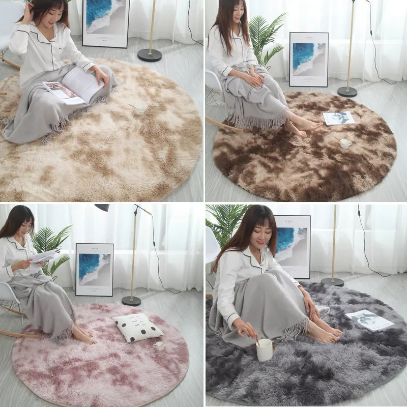 RULDGEE Fluffy Round Rug Carpet Circles Living Room Alfombra Coffee Table Blanket Bedroom Bedside Mat Computer Chair Yoga Rug
RULDGEE Fluffy Round Rug Carpet Circles Living Room Alfombra Coffee Table Blanket Bedroom Bedside Mat Computer Chair Yoga Rug