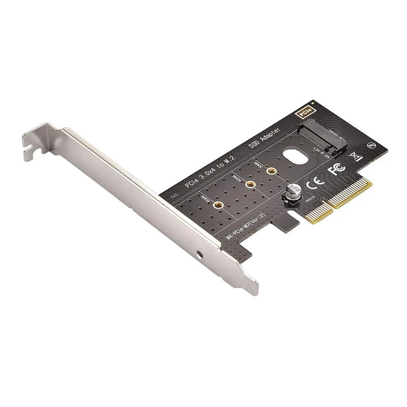 

NGFF M.2 NVME SSD To PCI Express PCIe 3.0 X4 Host Controller Expansion Card M-Key SSD Adapter Card with Low Profile Bracket