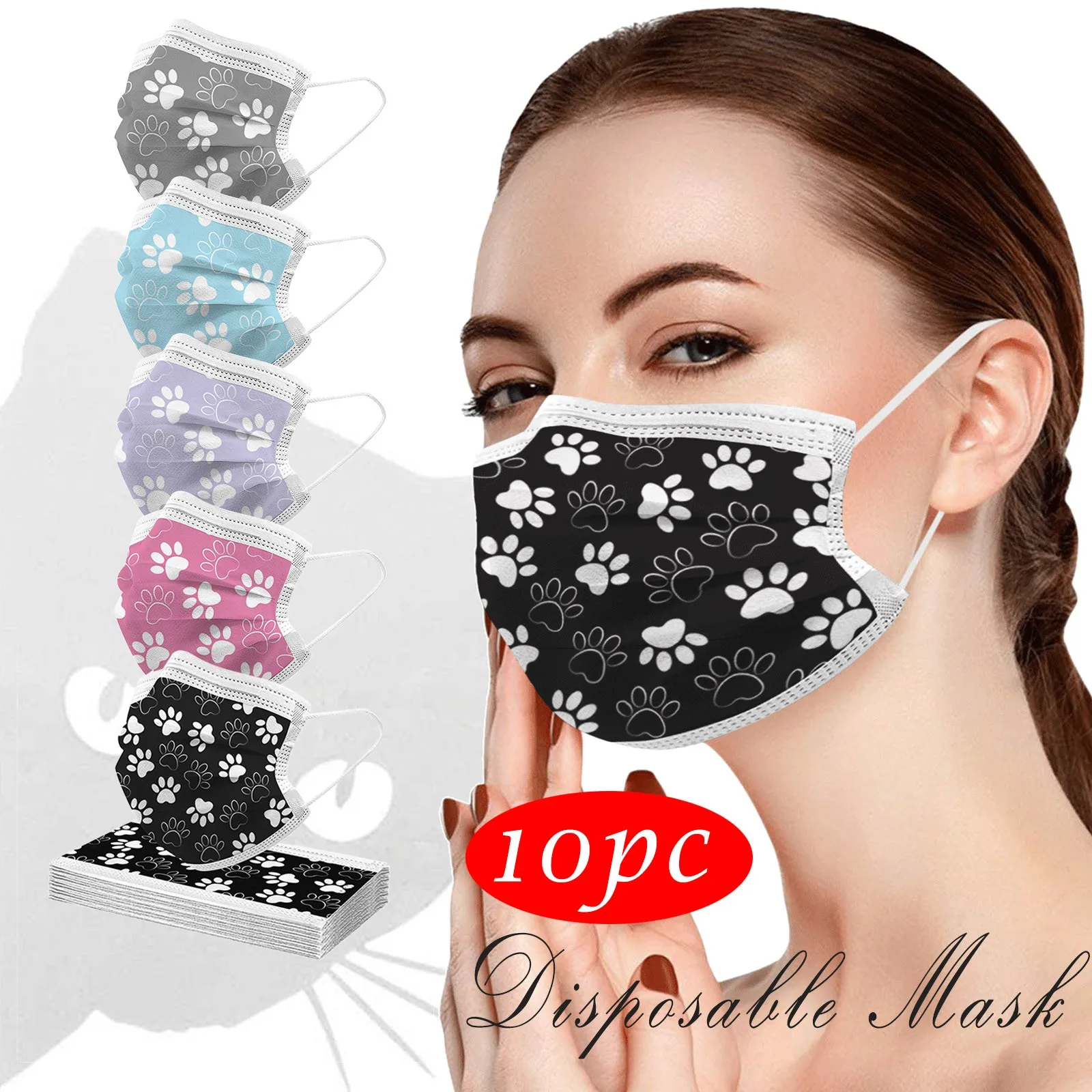 10p Disposable Non-woven fabric In Stock Adult Mask Print 3 Layer Mask Cat Print Mask Face Mask Designer Mascarillas Desechables
10p Disposable Non-woven fabric In Stock Adult Mask Print 3 Layer Mask Cat Print Mask Face Mask Designer Mascarillas Desechables