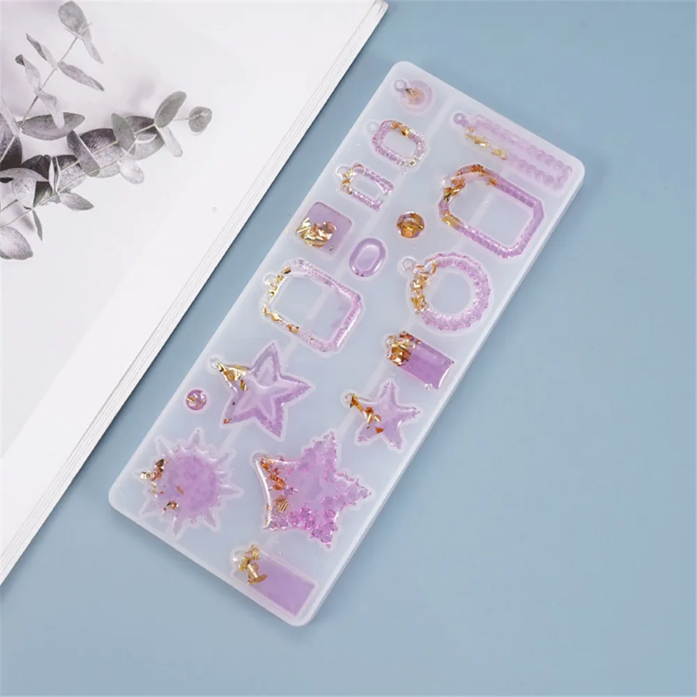 Silicone Earring Pendant Mold Jewelry Making Kit Epoxy Resin Set Mould Supplies For Jewelry Casting Craft Transparent Diy Tool
Silicone Earring Pendant Mold Jewelry Making Kit Epoxy Resin Set Mould Supplies For Jewelry Casting Craft Transparent Diy Tool