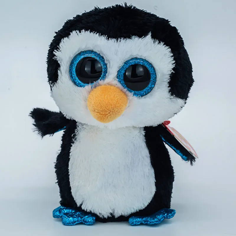 Ty Beanie Боос большие глаза Пингвин серии плюшевое игрушечное животное красивые