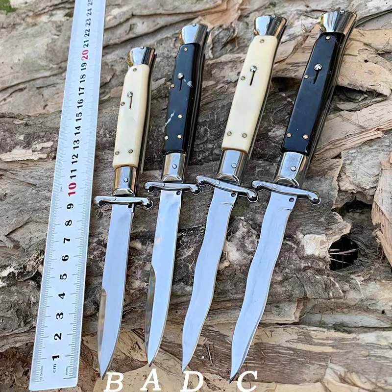 New 11inch auto Folding Blade Knife mirror light 440 Steel hunting tactical pocket knife outdoor camping EDC tool
New 11inch auto Folding Blade Knife mirror light 440 Steel hunting tactical pocket knife outdoor camping EDC tool