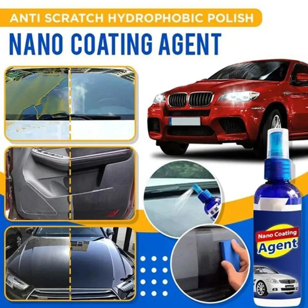 30ml Car Nano Coating Agent Anti Scratch Hydrophobic Polish Coating Agent Car Coating Spray Wax Cleaning Agent
30ml Car Nano Coating Agent Anti Scratch Hydrophobic Polish Coating Agent Car Coating Spray Wax Cleaning Agent