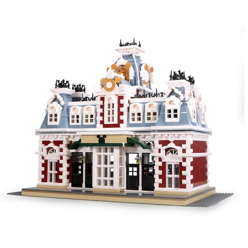 3132 PCS MOULD KING 11004 MKingLand The Station of The Creamland Building Blocks Bricks Model Toys Kids Christmas Gifts