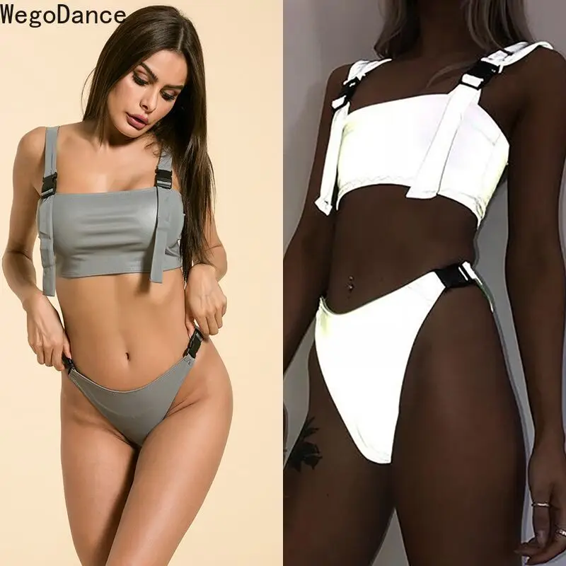 New Sexy DJ NightClub Reflective Fluorescent GOGO Show Lead Dance Costume cheerleading dance costumes
New Sexy DJ NightClub Reflective Fluorescent GOGO Show Lead Dance Costume cheerleading dance costumes