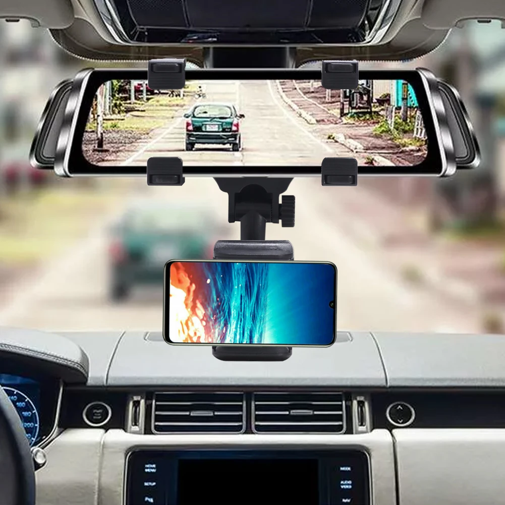 New 2021 Car Phone Holder Rearview Mirror Phone Mount 360 Degree Rotating Rearview Mirror GPS Phone Bracket for 3"-6.5" Phones
New 2021 Car Phone Holder Rearview Mirror Phone Mount 360 Degree Rotating Rearview Mirror GPS Phone Bracket for 3"-6.5" Phones