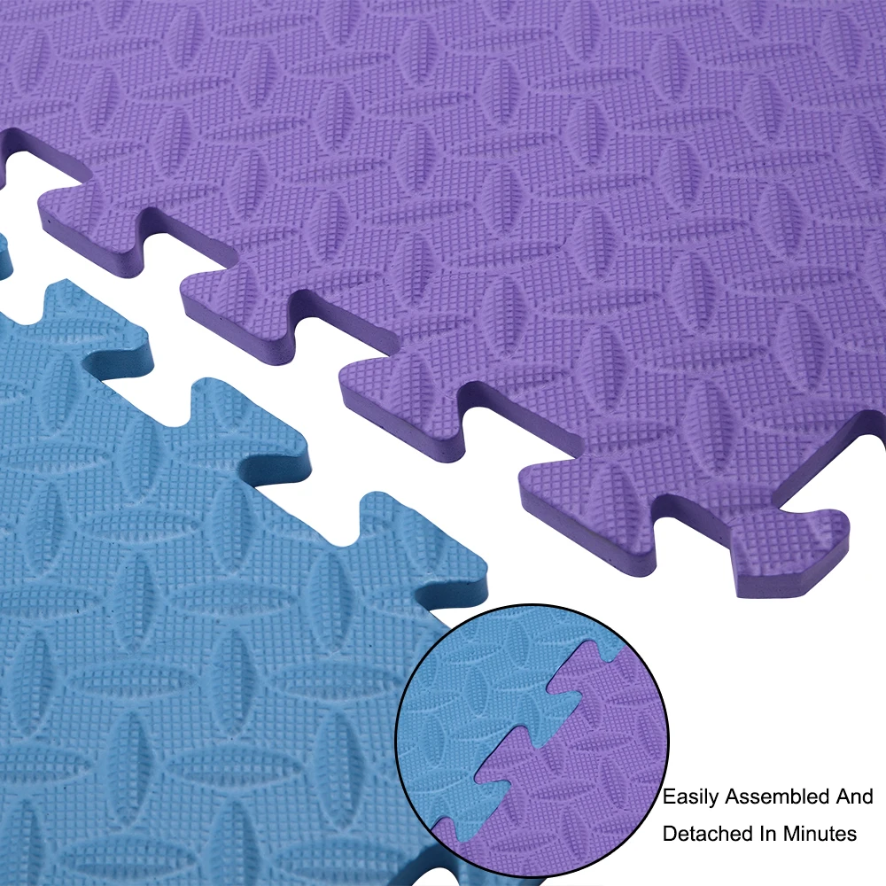 54 Pcs Household Anti-Skid Moisture-Proof Eva Environmental Protection Ground Mat Fitness Mat Leaf Pattern Six Colors
54 Pcs Household Anti-Skid Moisture-Proof Eva Environmental Protection Ground Mat Fitness Mat Leaf Pattern Six Colors