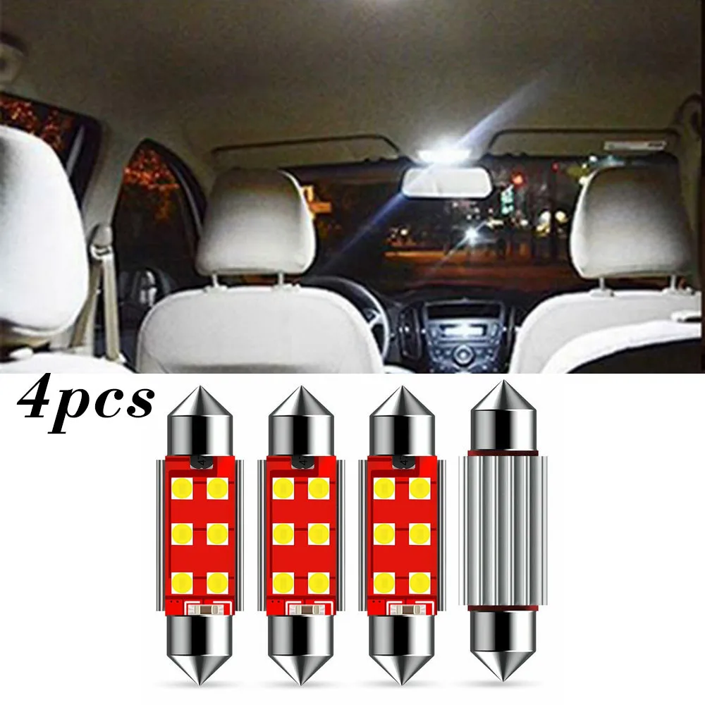 4pcs Car Bulb Interior Map Dome Trunk License Plate Light Kit 41mm CANBUS ERROR FREE LED Lights Interior Map Lamp
4pcs Car Bulb Interior Map Dome Trunk License Plate Light Kit 41mm CANBUS ERROR FREE LED Lights Interior Map Lamp