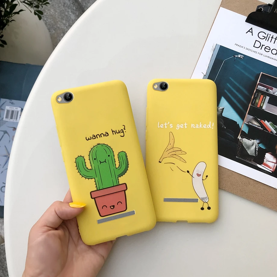 Чехол для Xiaomi Redmi 4A чехол защитный с узором из ТПУ сплошного цвета силиконовый |