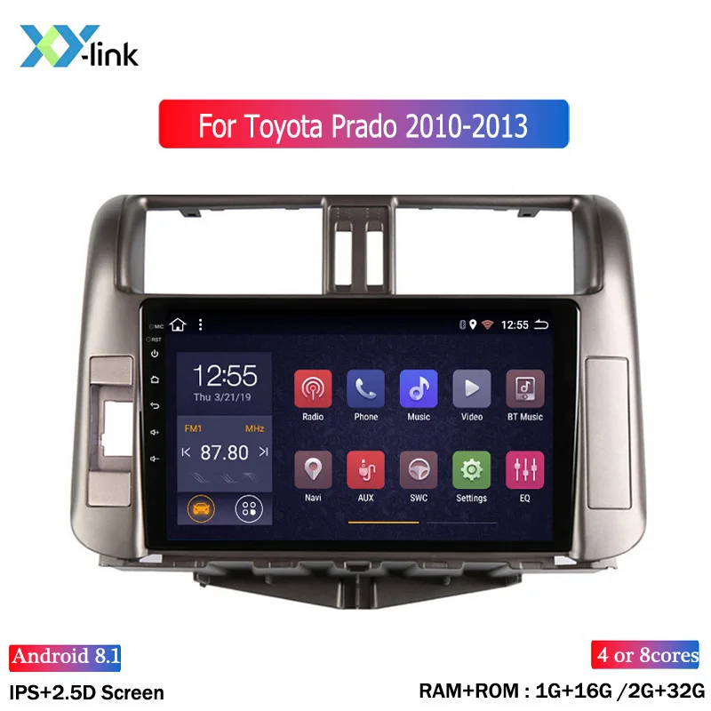 Автомагнитола на Android, мультимедийный плеер, система GPS-навигации для Toyota LAND CRUISER PRADO J150 2010-2013, аксессуары, 2 Din, без Dvd
Автомагнитола на Android, мультимедийный плеер, система GPS-навигации для Toyota LAND CRUISER PRADO J150 2010-2013, аксессуары, 2 Din, без Dvd