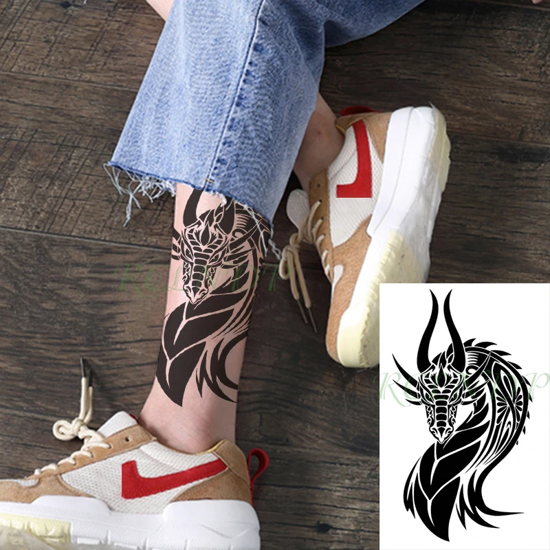 Waterproof Temporary Tattoo Sticker Cool Dragon Fashion Design Fake Tatoo Flash Tatto Arm Leg Body Art for Women Men
Waterproof Temporary Tattoo Sticker Cool Dragon Fashion Design Fake Tatoo Flash Tatto Arm Leg Body Art for Women Men
