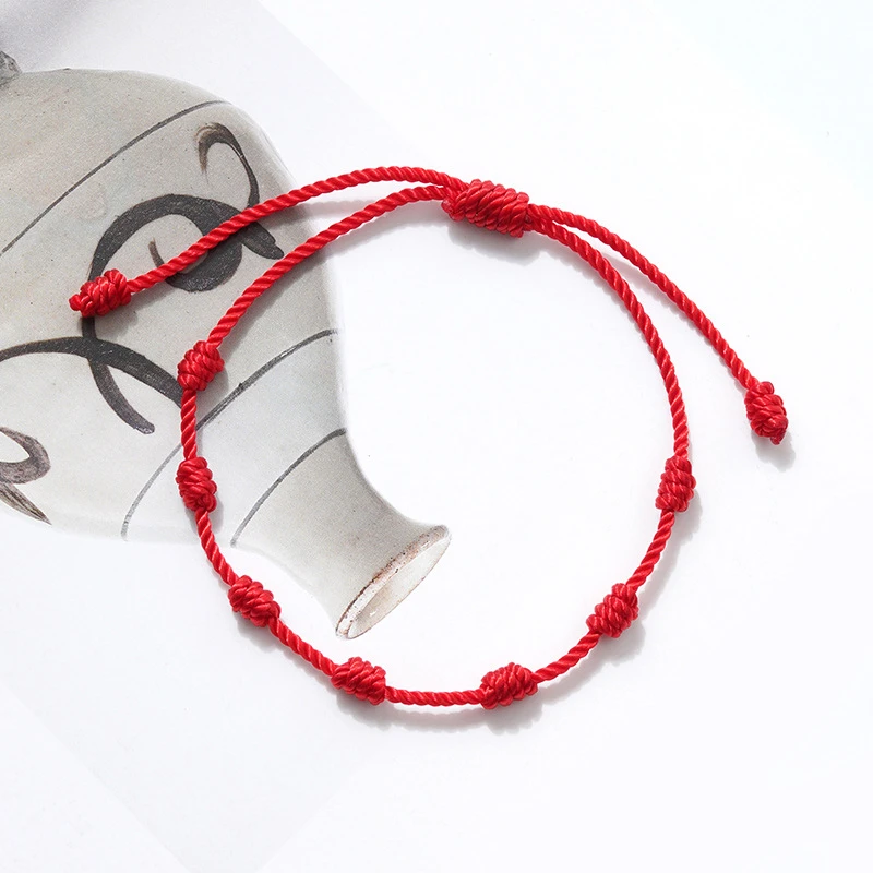 Simple Handmade Lucky Red Bracelet Red Rope Knot Bracelets For Men Women Couple Pulseras Jewelry Female Gift
Simple Handmade Lucky Red Bracelet Red Rope Knot Bracelets For Men Women Couple Pulseras Jewelry Female Gift