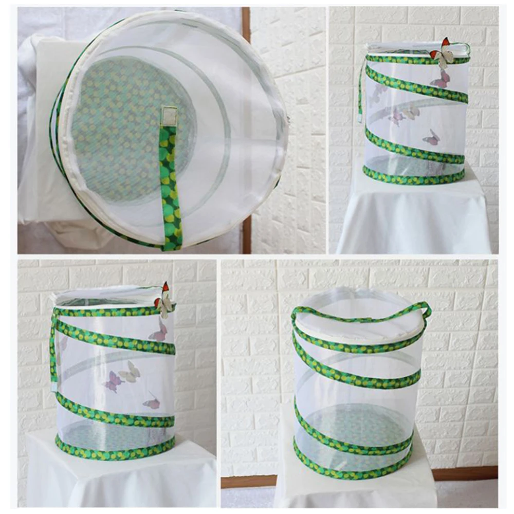 Breathable Folding Insect Mesh Cage Butterfly Dragonfly Mantis Habitat Cage Breeding Feeding Container Catching Terrarium
Breathable Folding Insect Mesh Cage Butterfly Dragonfly Mantis Habitat Cage Breeding Feeding Container Catching Terrarium