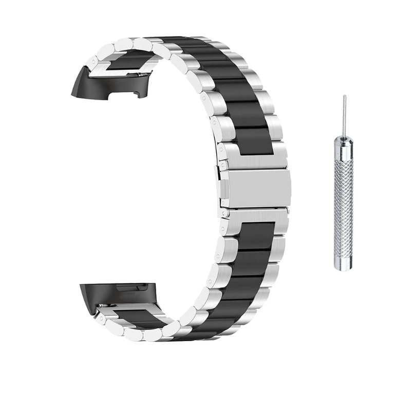 G5AA Multicolor Metal Strap Wristband Watch Band Wrist Strap Compatible with Fitbit-Charge 5 Smart Wristband Accessories
G5AA Multicolor Metal Strap Wristband Watch Band Wrist Strap Compatible with Fitbit-Charge 5 Smart Wristband Accessories