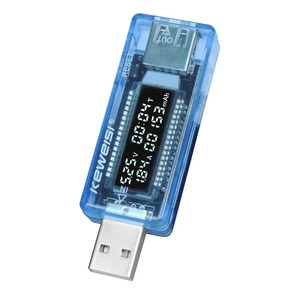 USB Tester Voltmeter 4V-30V 0-3A Charger Capacity Indicator Time Display Mobile Battery Power Detector
USB Tester Voltmeter 4V-30V 0-3A Charger Capacity Indicator Time Display Mobile Battery Power Detector