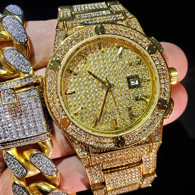 Top Brand Luxury Gold Watch Mens Quartz Wristwatches Stainless Steel Band Date Diamond Business Watches Man Relogio Masculino
Top Brand Luxury Gold Watch Mens Quartz Wristwatches Stainless Steel Band Date Diamond Business Watches Man Relogio Masculino