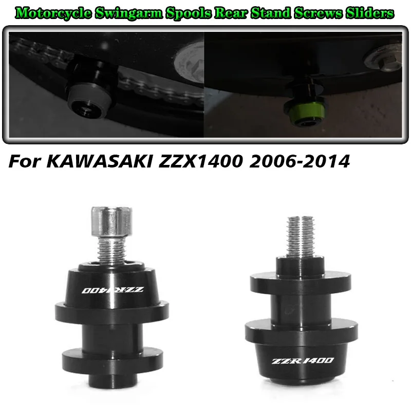 10M Motorcycle Accessories Swingarm Slider Spools M10 Stand Cover Screws For KAWASAKI ZZR1400 ZZR 1400 ZX1400 2006-2014 2013 12
10M Motorcycle Accessories Swingarm Slider Spools M10 Stand Cover Screws For KAWASAKI ZZR1400 ZZR 1400 ZX1400 2006-2014 2013 12