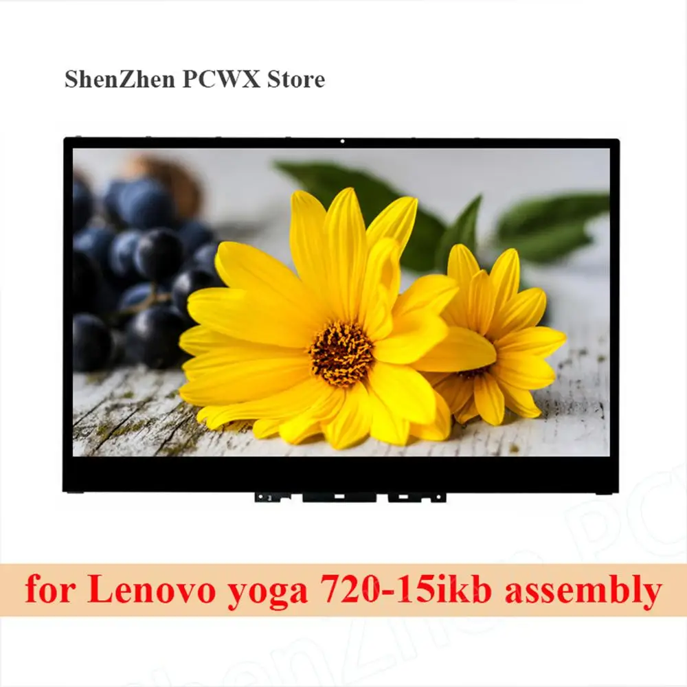 Для ноутбука Yoga 720-15IKB 80X7 ideapad LCD сенсорная сборка рамка 1920*1080 5D10N24289 UHD 3840*2160 4K 5D10N24288