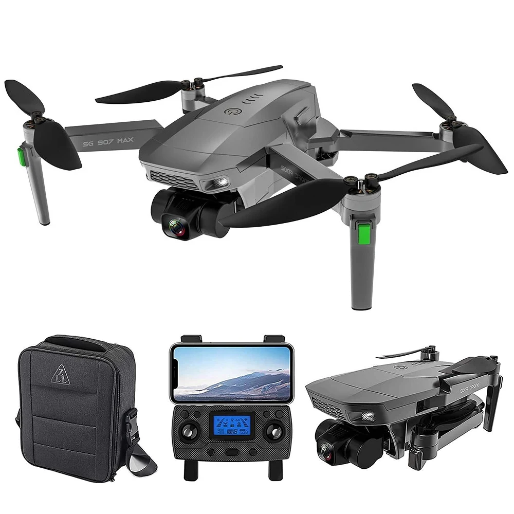 SG907 MAX RC Drone 3-Axis Gimbal with 4K Camera Foldable Anti-Shake Brushless Professional 5G WiFi GPS FPV RC Quadcopter Gifts
SG907 MAX RC Drone 3-Axis Gimbal with 4K Camera Foldable Anti-Shake Brushless Professional 5G WiFi GPS FPV RC Quadcopter Gifts