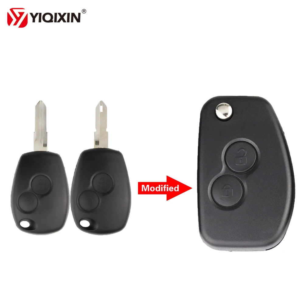 YIQIXIN VAC102 Ne72 модифицированный чехол для ключа Renault Dacia Modus Duster Clio Espace раскладной