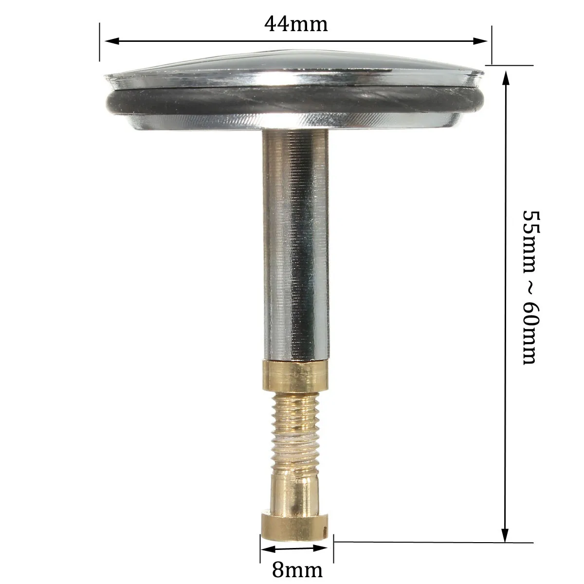 44mm Bathtub Plug Replacement Bath Pop Up Waste Plug Only Flat Seal Electroplating Brass Bathroom Tub Drain Drainer Strainer
44mm Bathtub Plug Replacement Bath Pop Up Waste Plug Only Flat Seal Electroplating Brass Bathroom Tub Drain Drainer Strainer