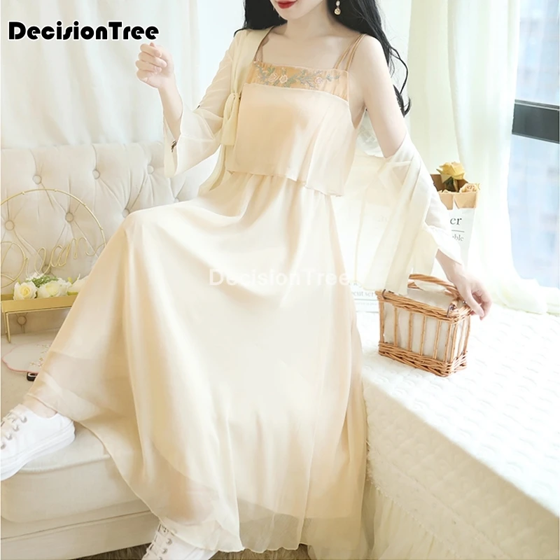 Женское улучшенное платье-кимоно hanfu, элегантная одежда в китайском стиле, 2021
Женское улучшенное платье-кимоно hanfu, элегантная одежда в китайском стиле, 2021