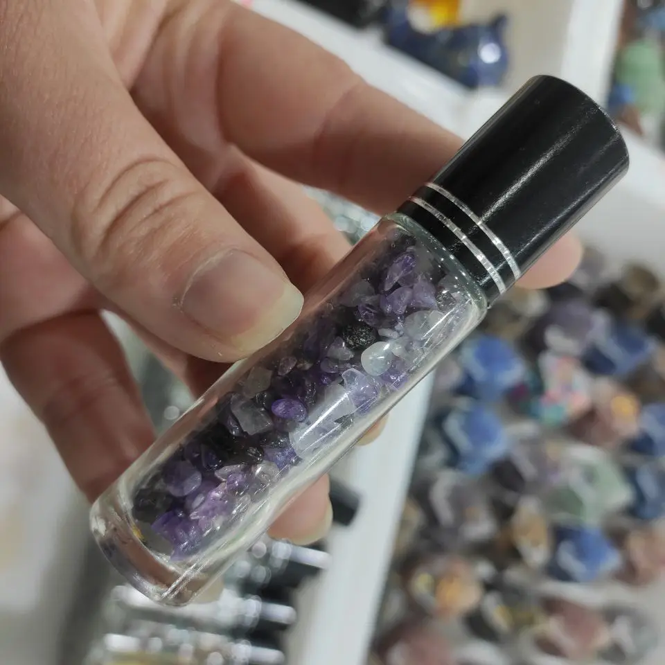 1pcs Natural Quartz Crystal Stone Crystal Gravel Wishing Bottle Gemstone Natural Quartz Stones Chip Mineral 
1pcs Natural Quartz Crystal Stone Crystal Gravel Wishing Bottle Gemstone Natural Quartz Stones Chip Mineral