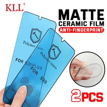 1-2pcs Matte Ceramic Protective Film For Samsung Galaxy S21 S22 S10 S9 S23 Plus S20 Ultra Screen Protector Note 20 10 9 No Glass