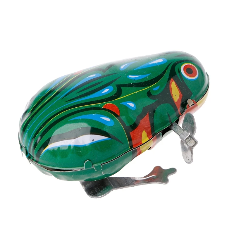 Metal Wind-up Jumping Frog Clockwork Tin Toys Children Funny Game Vintage Doll
Metal Wind-up Jumping Frog Clockwork Tin Toys Children Funny Game Vintage Doll