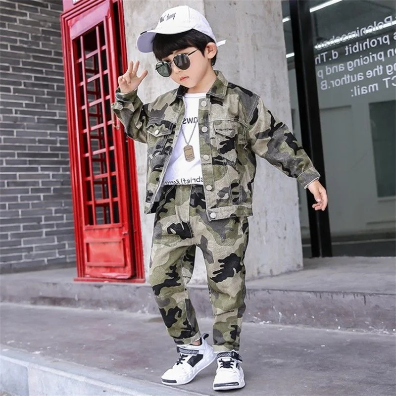 2Pcs Children Boy's Clothing Set 2022 New Outfits Kids Boys Camouflage Disguise Tracksuit Sportwear Sport Suit 4 6 8 10 12 Years
2Pcs Children Boy's Clothing Set 2022 New Outfits Kids Boys Camouflage Disguise Tracksuit Sportwear Sport Suit 4 6 8 10 12 Years