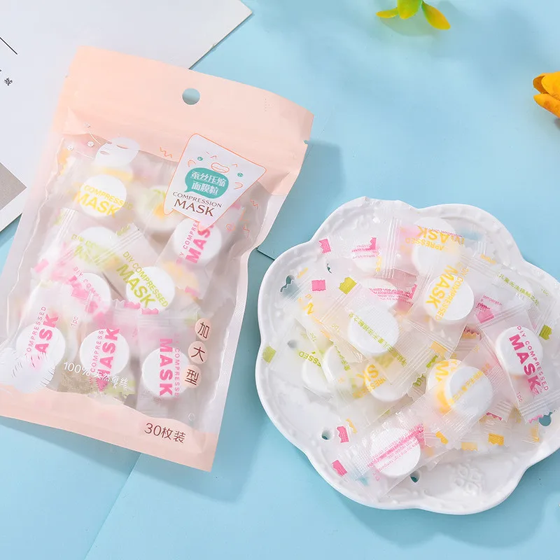 30Pcs Disposable Ultra-thin Compressed Mask Sheet Paper Convenient Portable DIY Tools Moisturizing Whitening Skin Care
30Pcs Disposable Ultra-thin Compressed Mask Sheet Paper Convenient Portable DIY Tools Moisturizing Whitening Skin Care