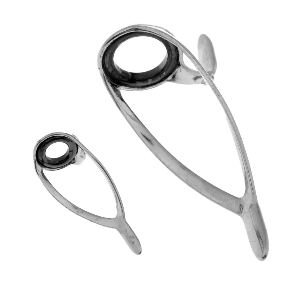 7 Pieces Fishing Rod Guides Rod Repair Kit Stainless Steel Double Leg Guides
7 Pieces Fishing Rod Guides Rod Repair Kit Stainless Steel Double Leg Guides