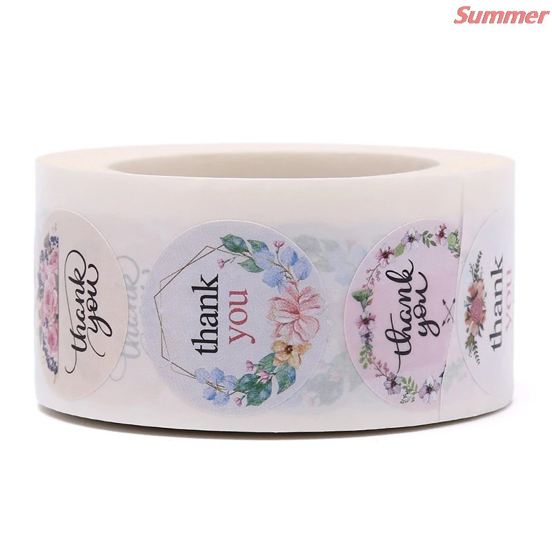 500pcs/roll Fashion Floral Thank You Sticker Seal Labels Cards Gift Decoration Sticker Paper
500pcs/roll Fashion Floral Thank You Sticker Seal Labels Cards Gift Decoration Sticker Paper